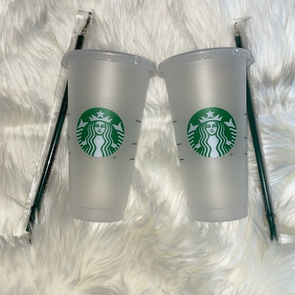 2- Starbucks Venti Reusable Cups - Picture 3 of 5